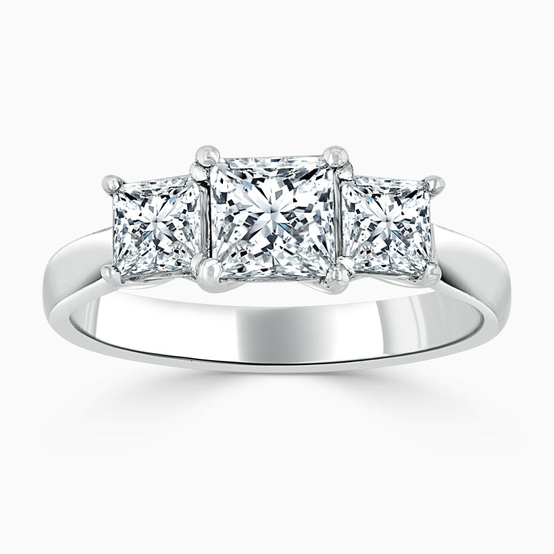 Trilogy Princess Diamond Engagement Ring