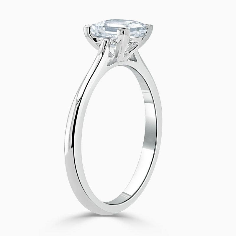Solitaire Princess Diamond Engagement Ring