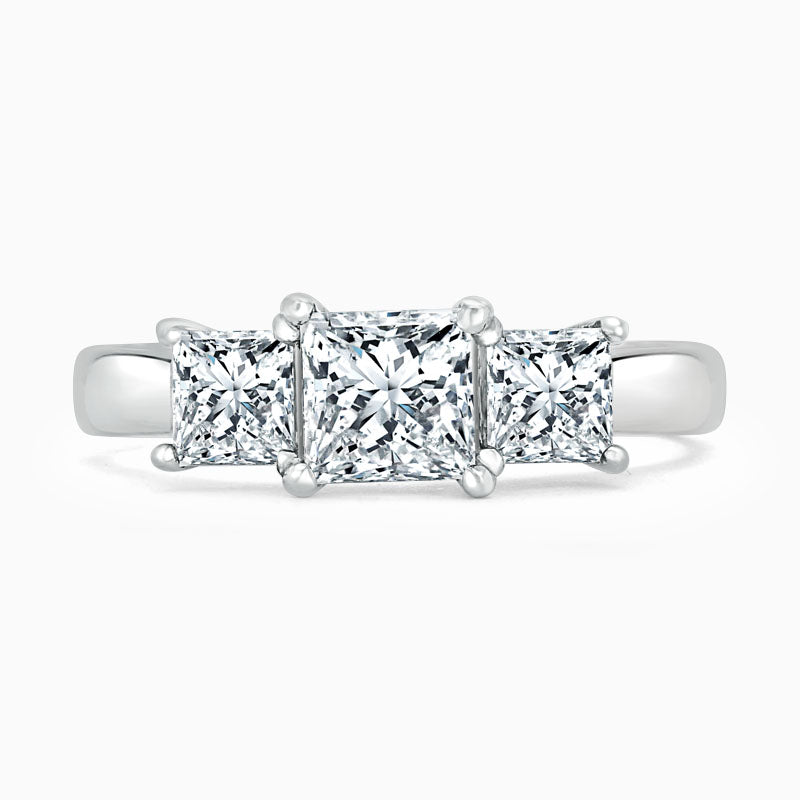Trilogy Princess Diamond Engagement Ring