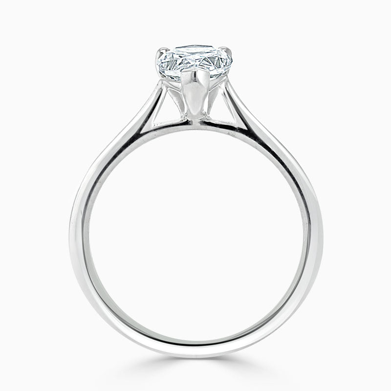Solitaire Pear Diamond Engagement Ring